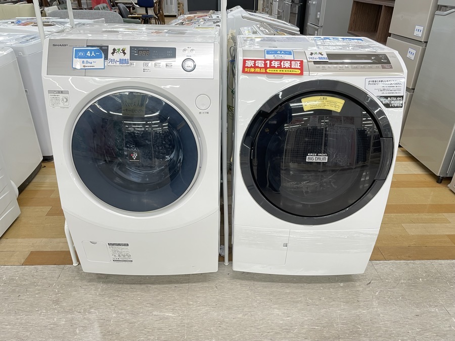 値下げしました！ シャープ　ドラム式洗濯乾燥機　2020年製　ジャンク品 値下げ致しました！SHARPのドラム式洗濯乾燥機をご紹介