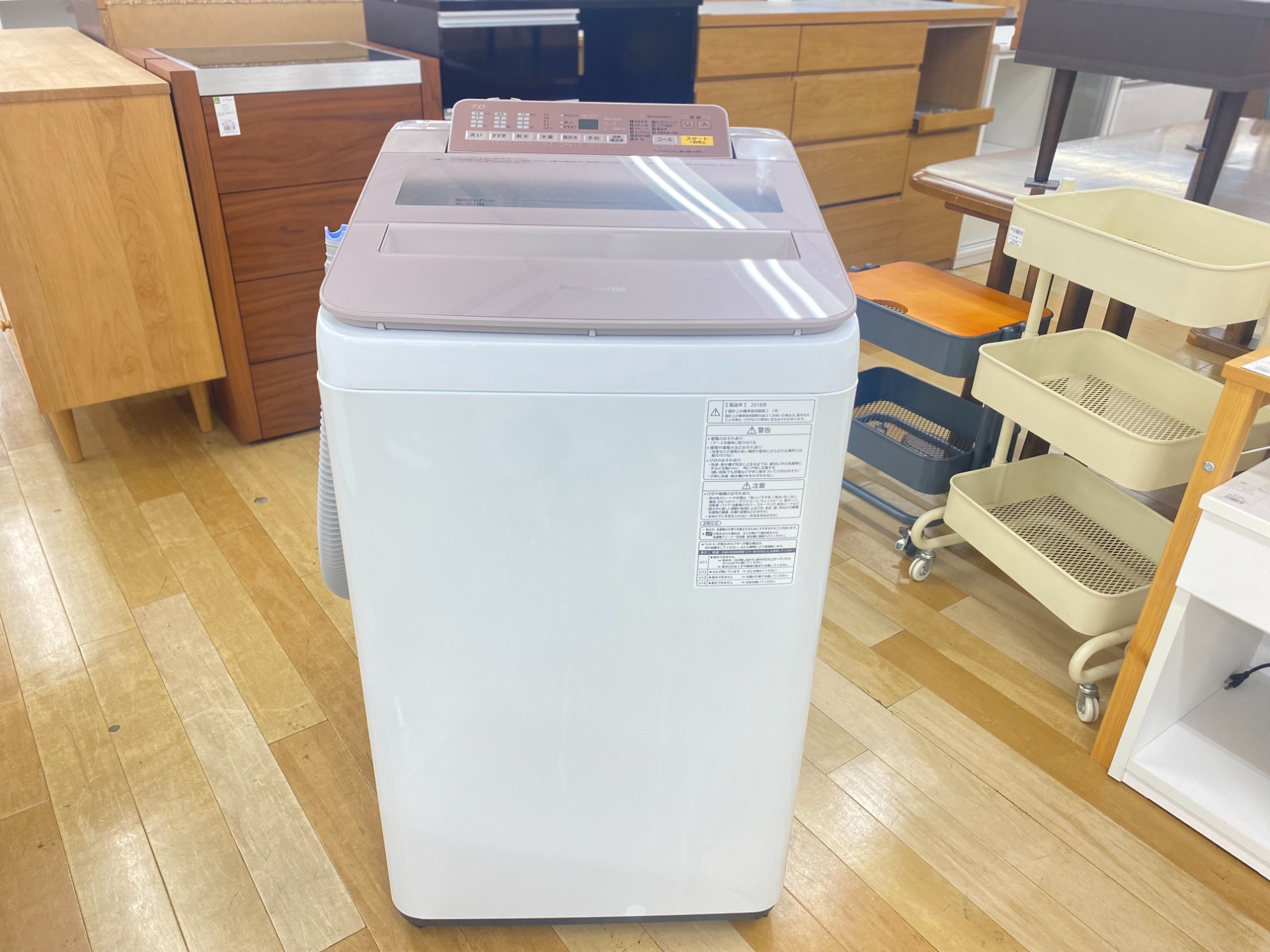 6ヶ月保証付き】パナソニックの7.0kg(2018年製) 洗濯機のご紹介 