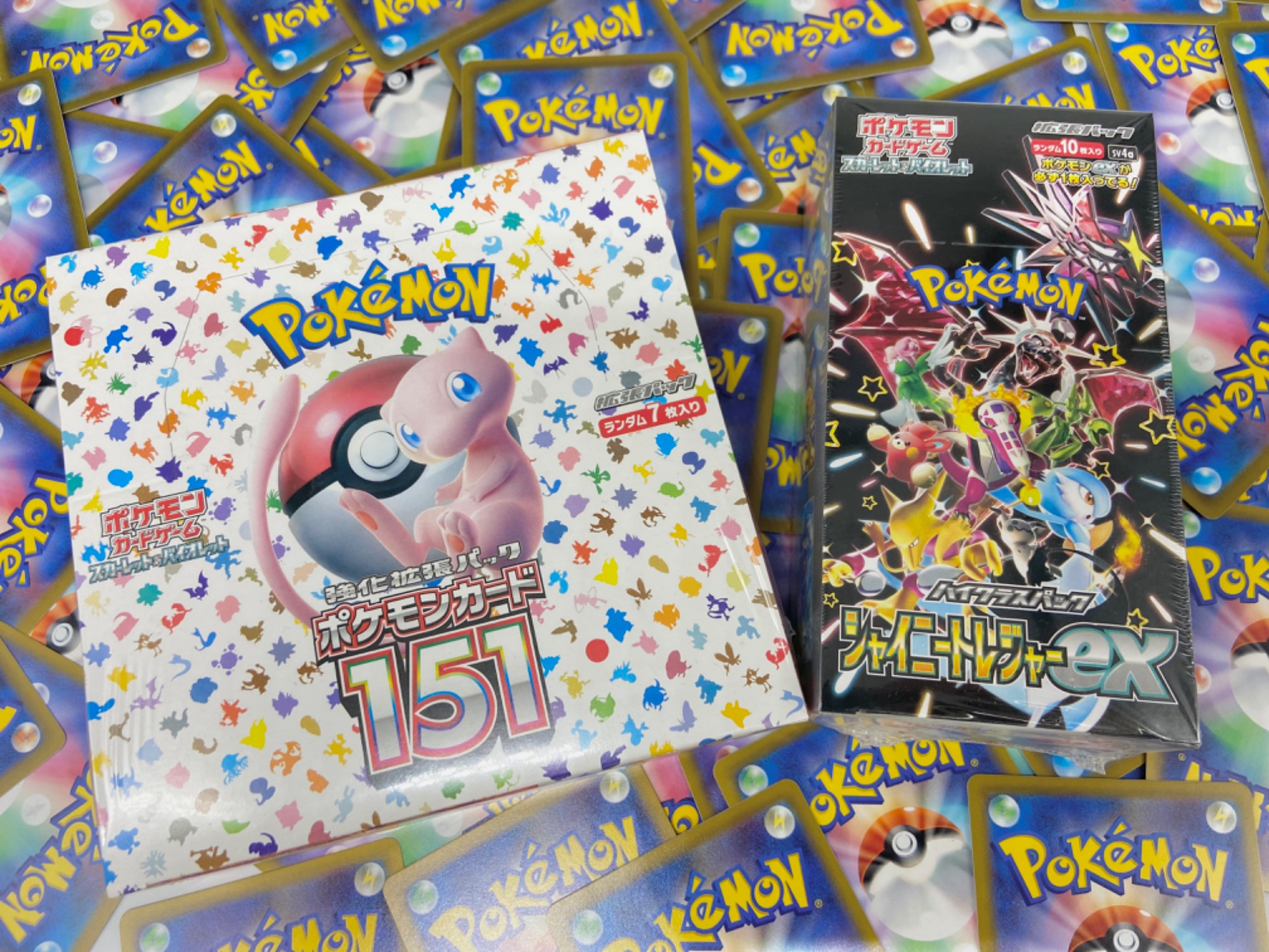 ポケモンカード151&シャイニートレジャーEXが入荷いたいしました