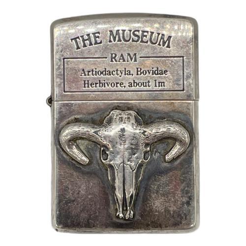 バアファロウの、角、四十 年前の物 ZIPPO買取】1993年製 バッファロースカル (THE MUSEUM RAM) ZIPPOをご
