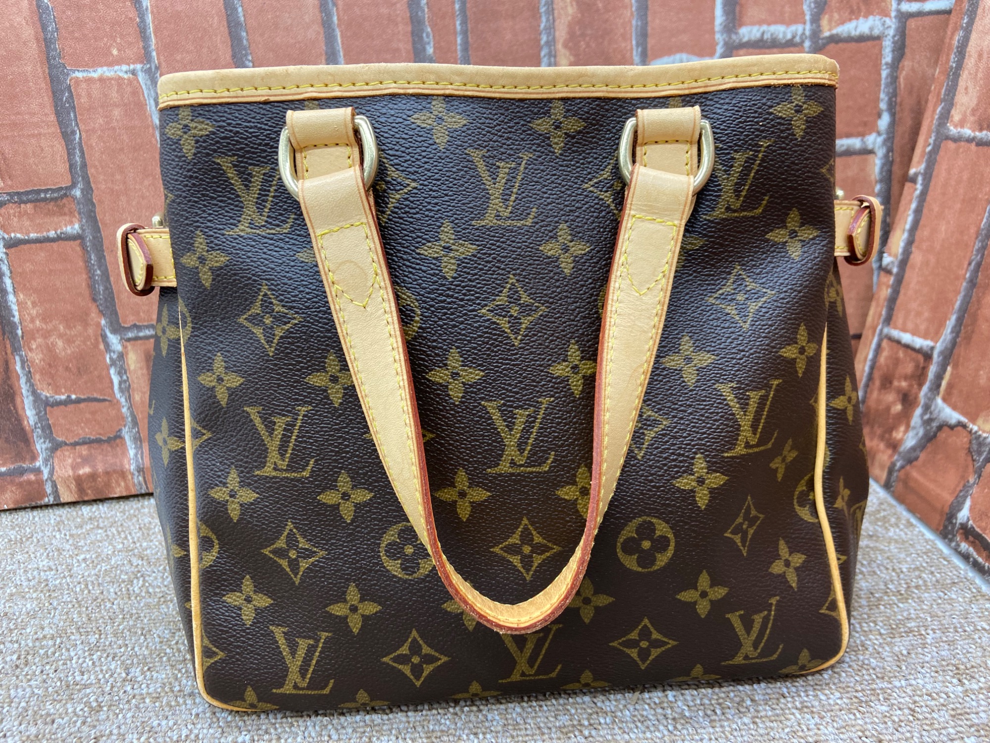 【真贋査定済】LOUIS VUITTON バティニョール ハンドバッグ ルイ・ヴィトン LOUIS VUITTON バティニョール モノグラム