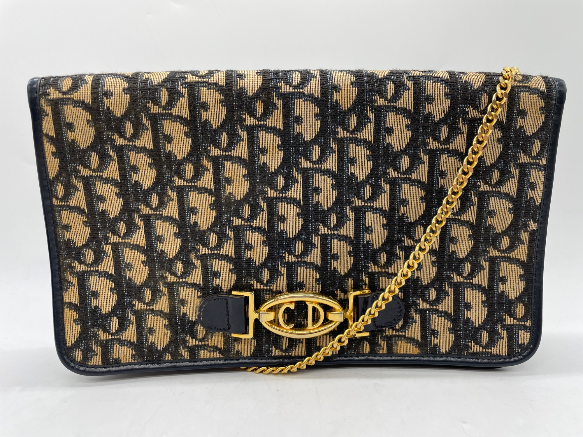 ☆買取20％UP☆】Christian Dior トロッター チェーンショルダー