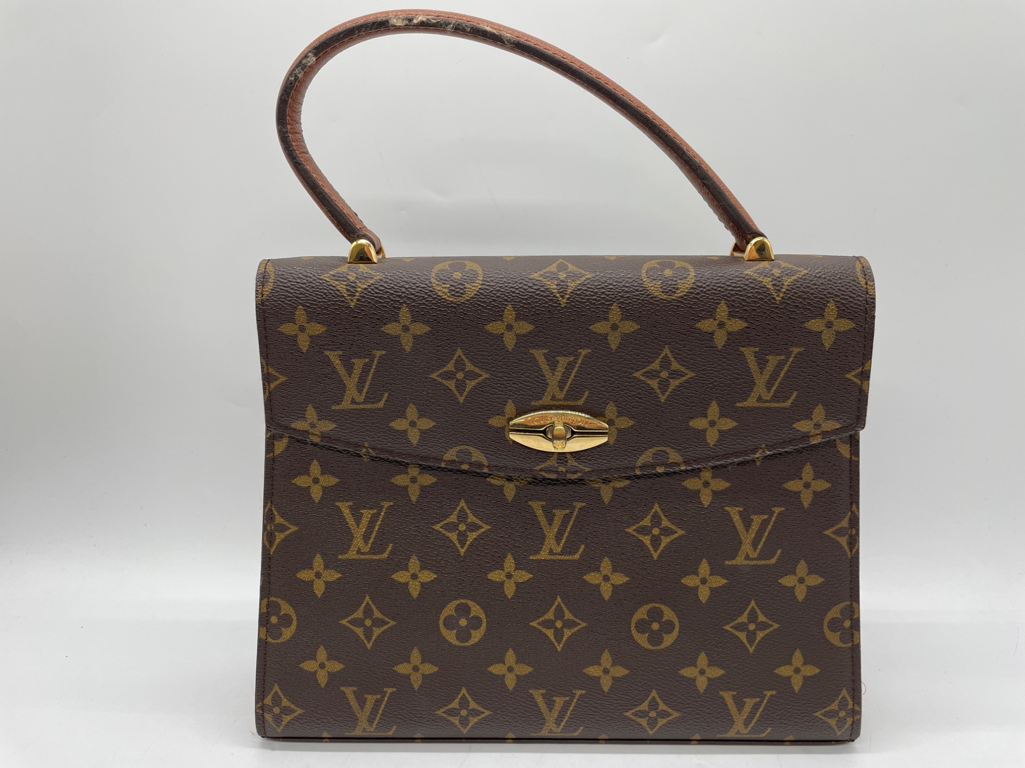 大人気✨ルイヴィトン ハンドバッグ マルゼルブ モノグラム トップハンドル LOUIS VUITTON ルイヴィトン マルゼルブ ハンドバッグ モノグラム 中古