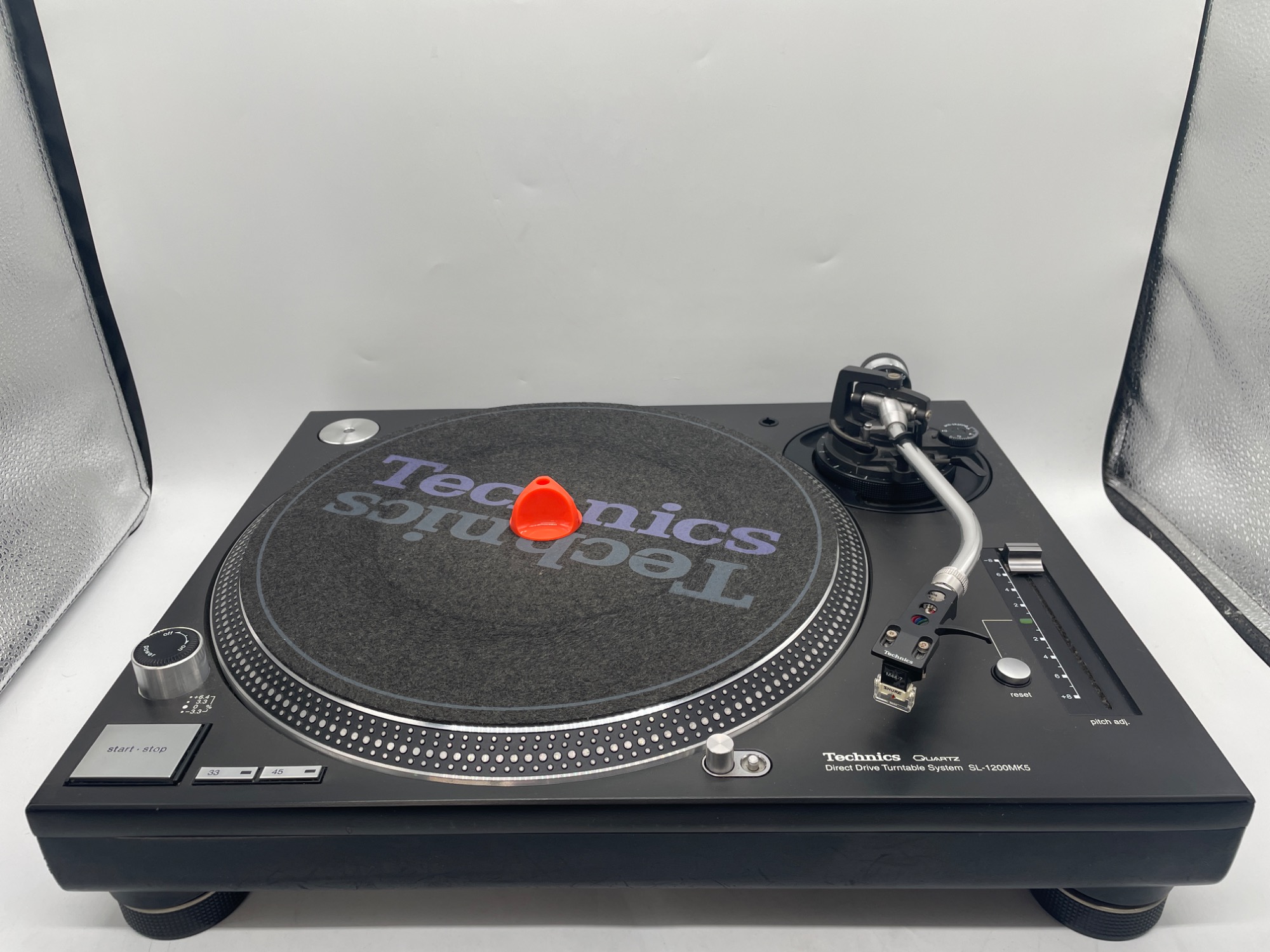 売約済み　Technics SL-1200MK5 ターンテーブル SL-1200MK5 Technics ターンテーブル2台 ミキサーセット 黒 - メルカリ