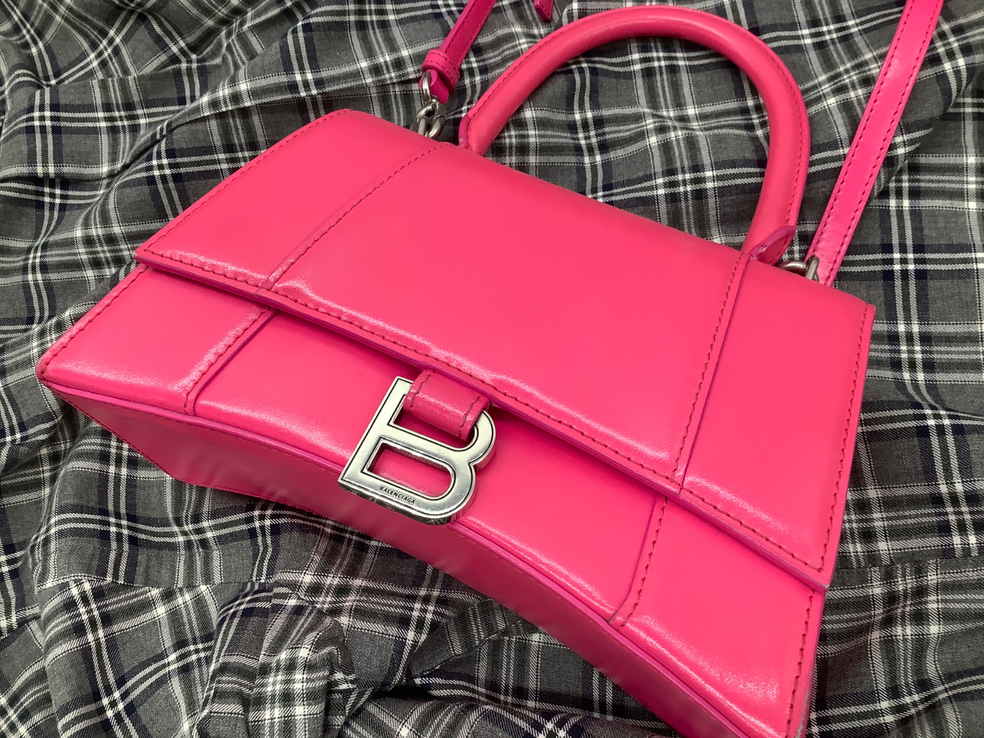 ブランド品 買取強化*】 BALENCIAGA アワーグラスS ショルダーバッグ