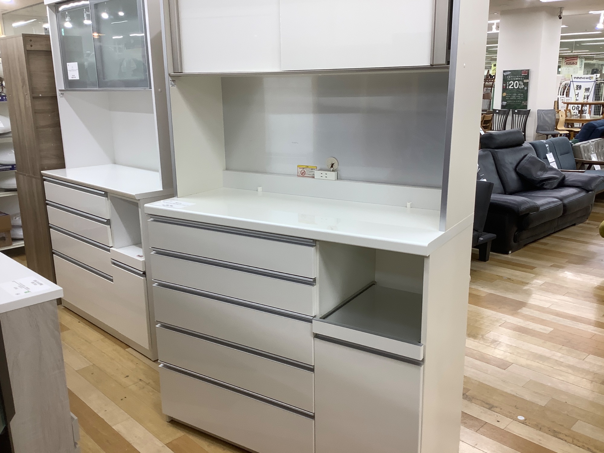 ☆家具最大展示中☆】当店オススメ！レンジボードをご紹介！(ジモティ