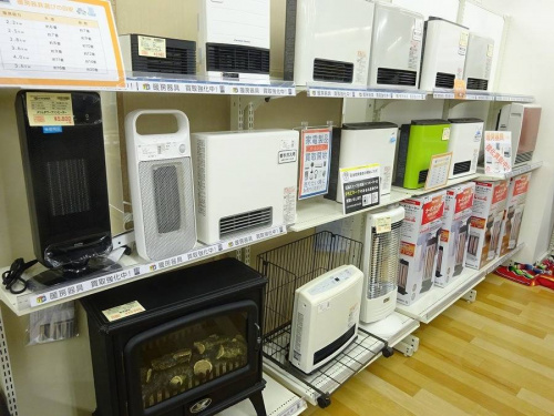 岸和田　家電のガスファンヒーター