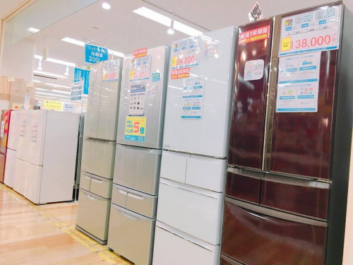 生活家電の冷蔵庫・洗濯機