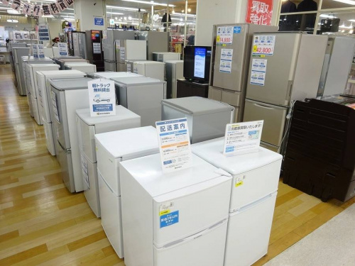 生活家電の冷蔵庫