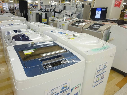 生活家電の洗濯機