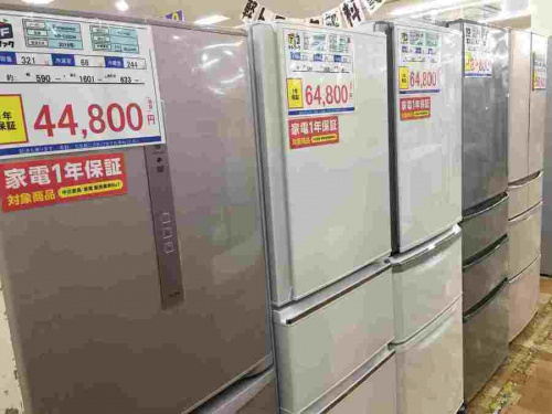 生活家電の冷蔵庫　中古