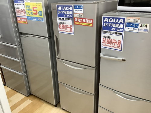 中古　買取の単身　冷蔵庫