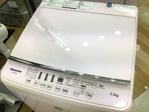 洗濯機の新生活