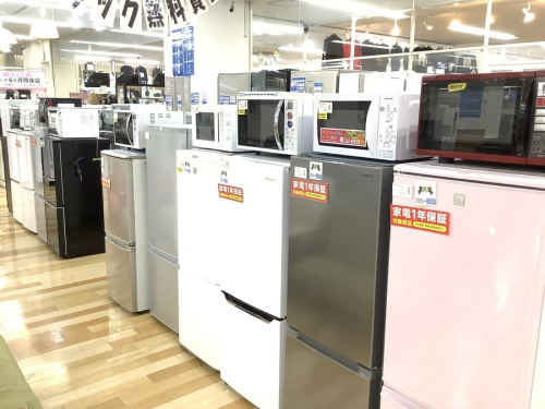 中古洗濯機の中古冷蔵庫
