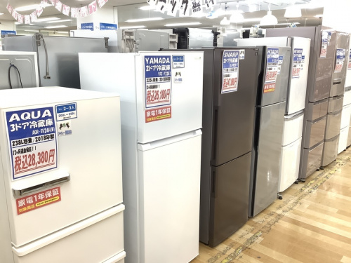 中古冷蔵庫の中古家電