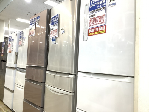 中古冷蔵庫の中古家電