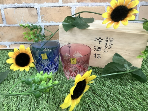 江戸切子の冷酒杯
