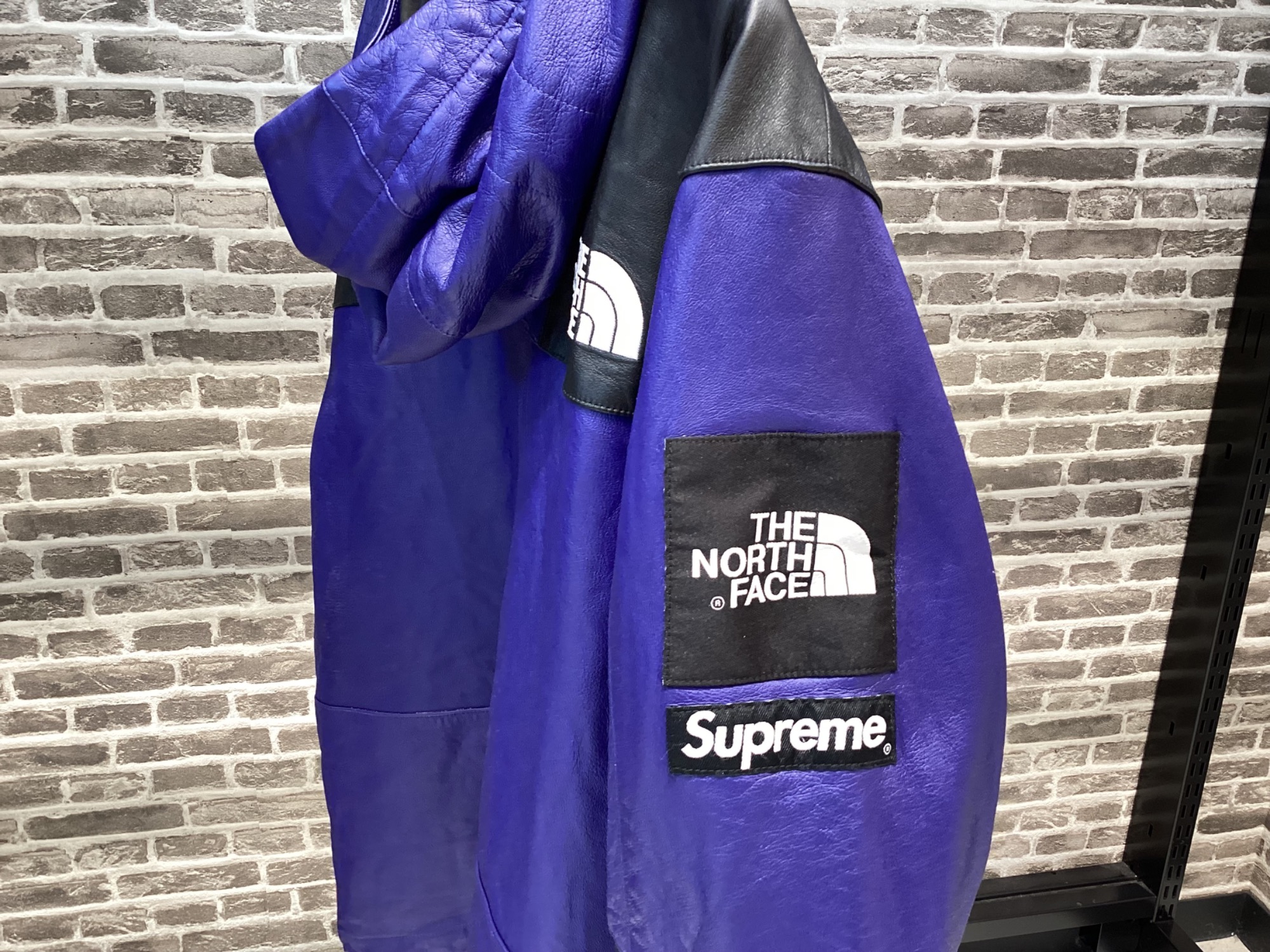 THE NORTH FACE × Supreme レザーマウンテンパーカー 新品 18AW SUPREME × THE NORTH FACE Leather Mountain Parka 黒
