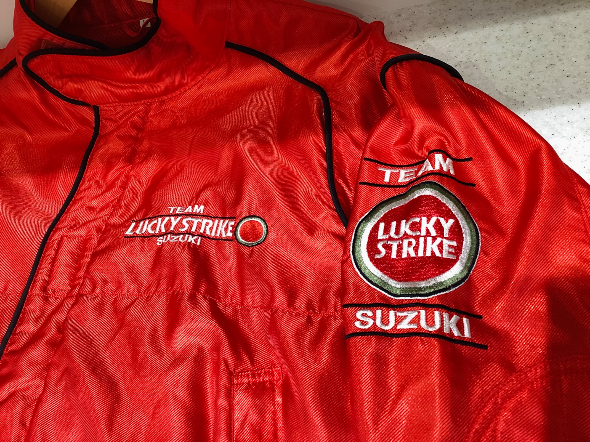 古着買取強化中!】Team SUZUKI × LUCKY STRIKE ナイロン 古着買取強化中!】Team SUZUKI × LUCKY STRIKE ナイロン