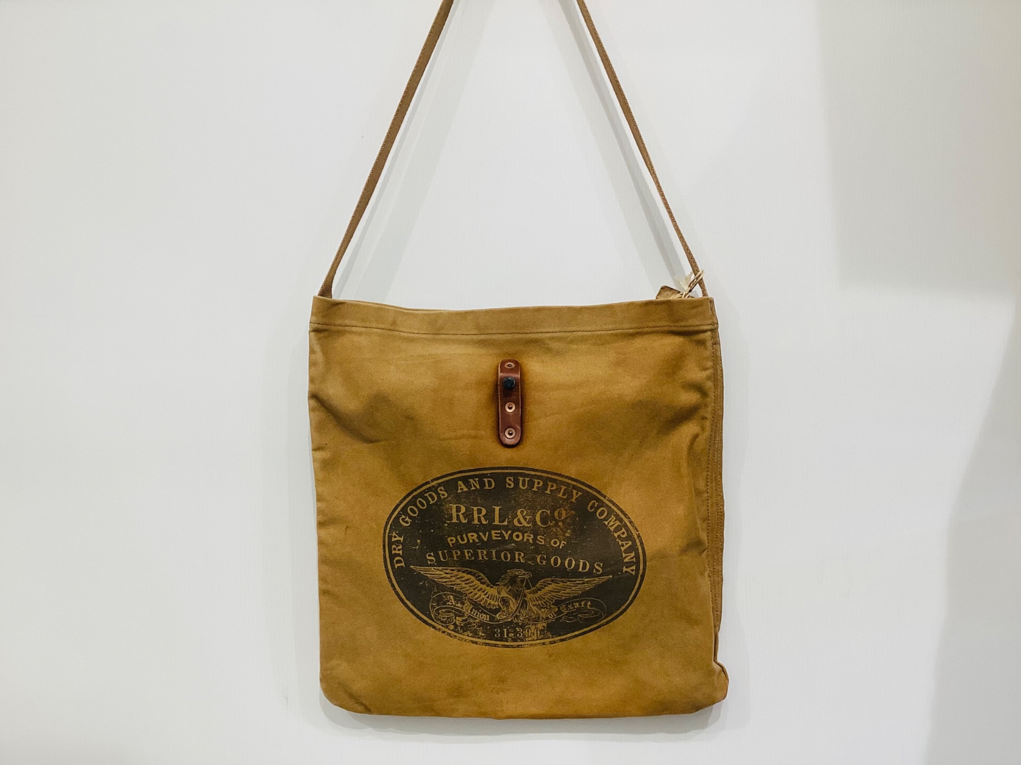 RRLキャンバスショルダーバッグ RRL Ralph Lauren / ダブルアールエル | CANVAS×LEATHER