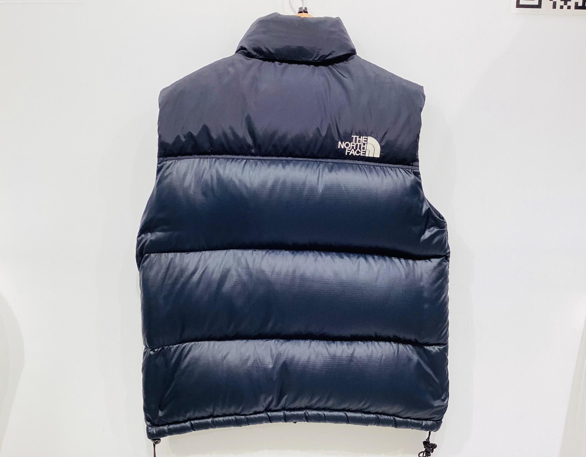 ノースフェイス ヌプシ ダウンベスト ネイビー メンズL ノースフェイス