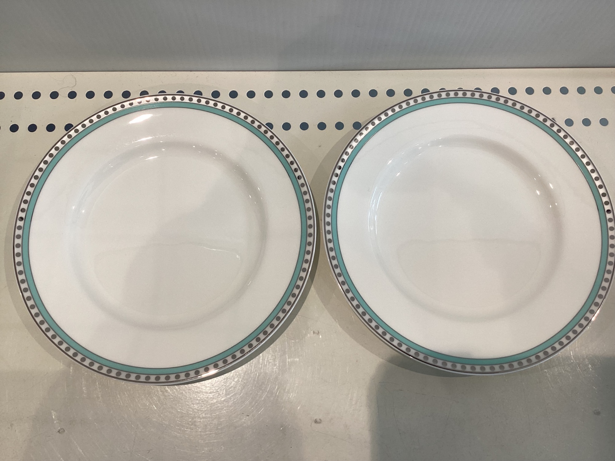 英国アンティーク コウルドンーTiffany特注品プレート 英国