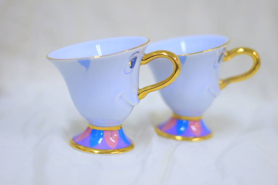 未使用ヴィンテージ1994年購入美女と野獣ティーセット 未使用