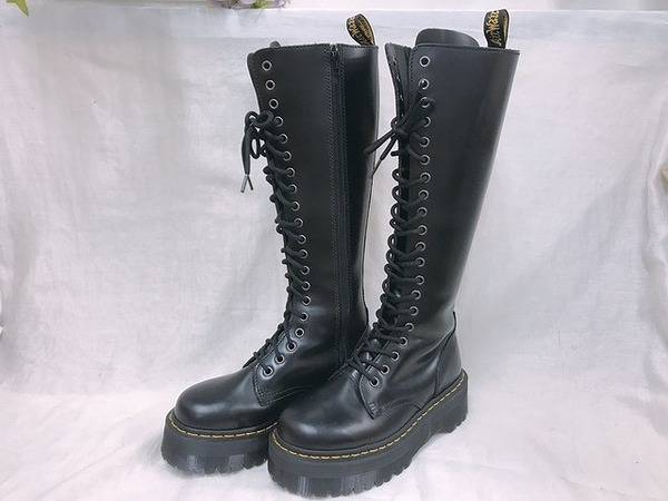 超激レア Dr.Martens 厚底ロングブーツ 20ホール Dr.MARTENS】20ホール