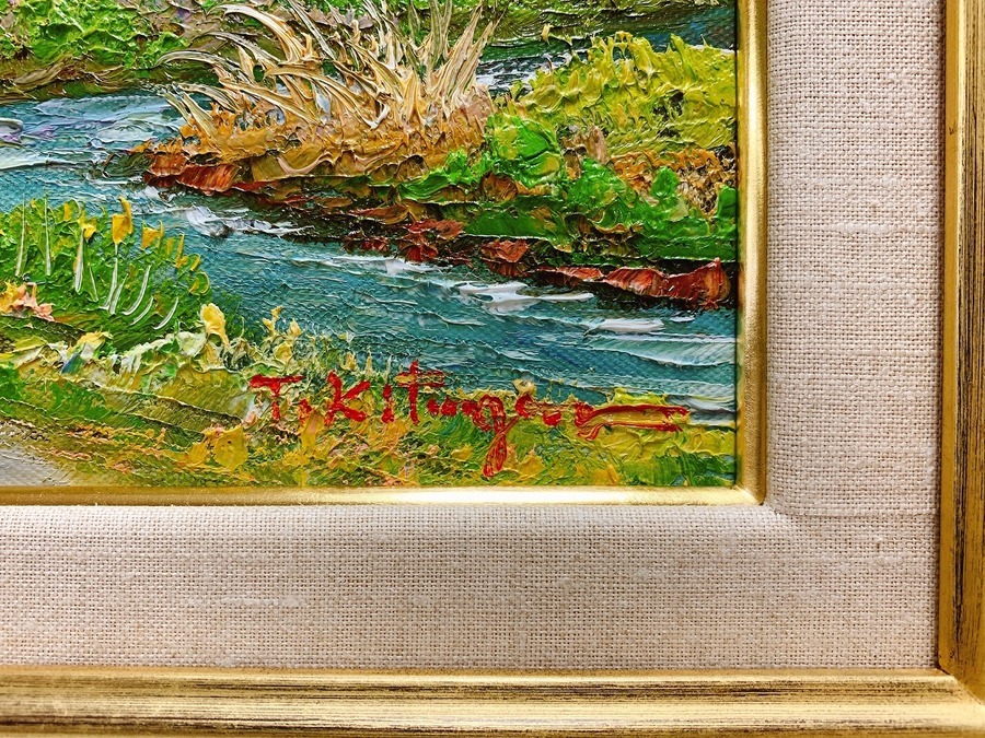 北川照夫『信濃の里』油彩画【真作保証】 絵画 北川照夫『信濃の里』油彩画【真作保証】 絵画