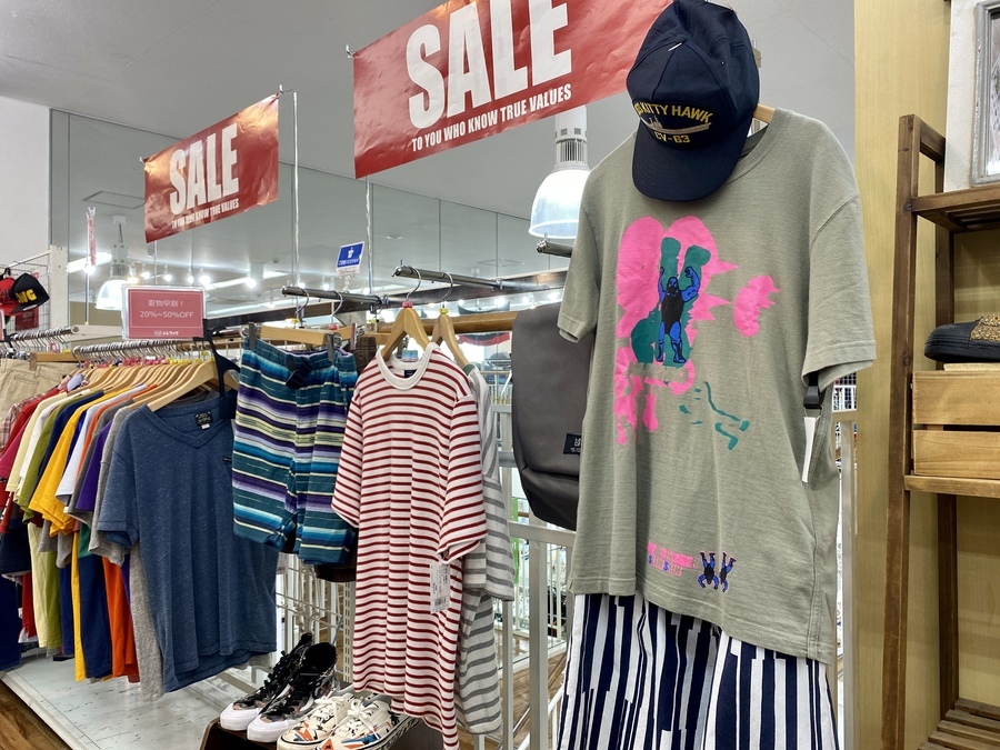 夏物SALE実施中！！】服も靴もカバンも！大幅お値下げしております 