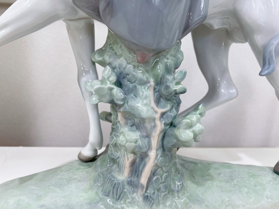 ため息の出るような美しさ】LLADRO(リヤドロ)白い馬の少女をご