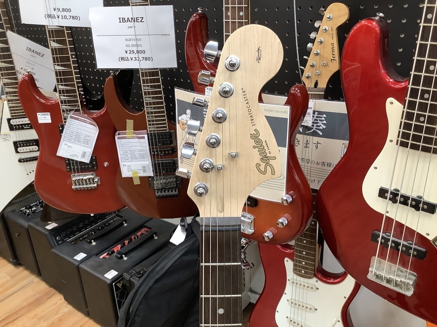 王道エレキギター】Squier by FENDERのストラトキャスターをご