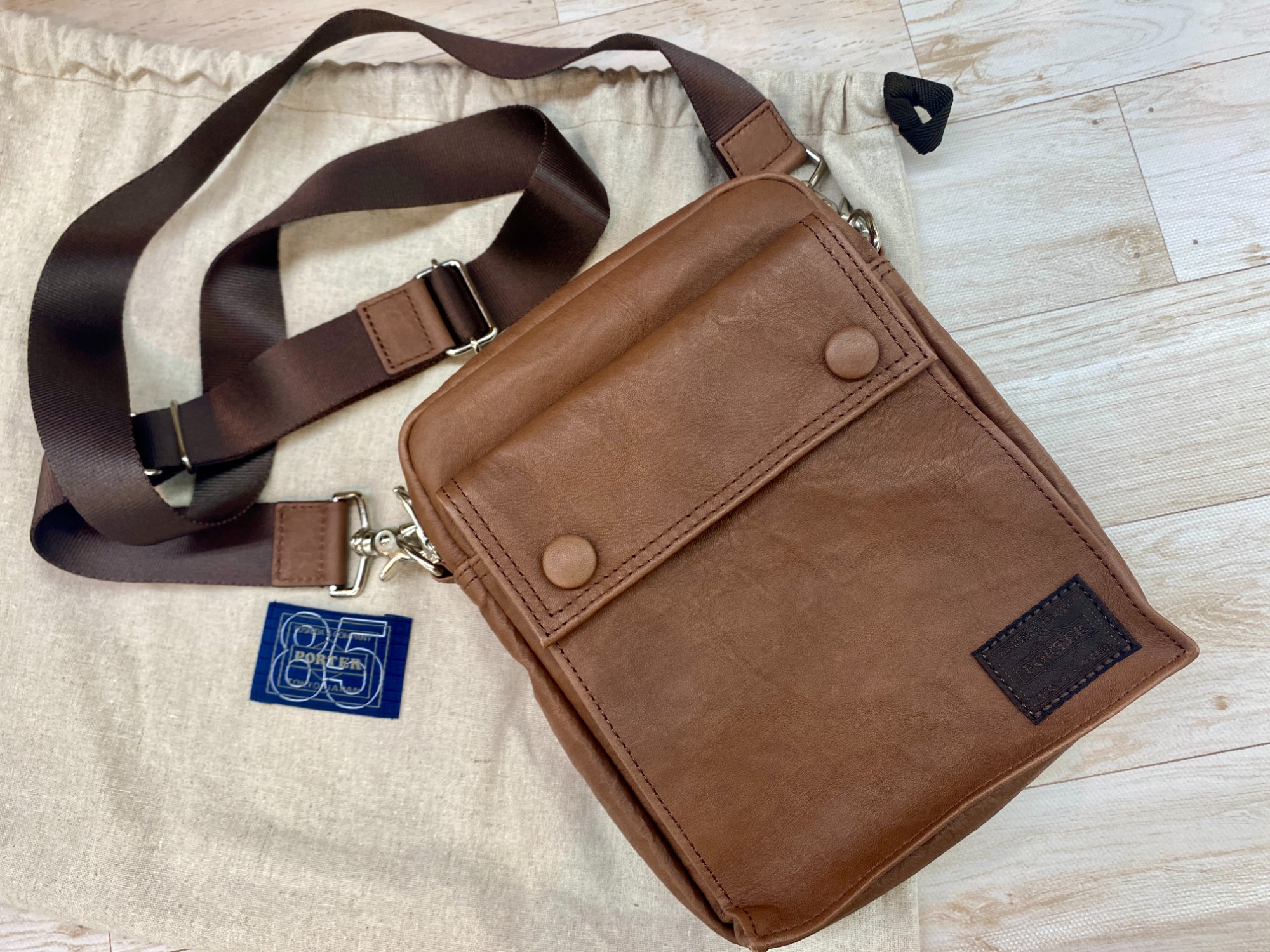 85周年記念モデル PORTER ショルダーバッグ オリーブ