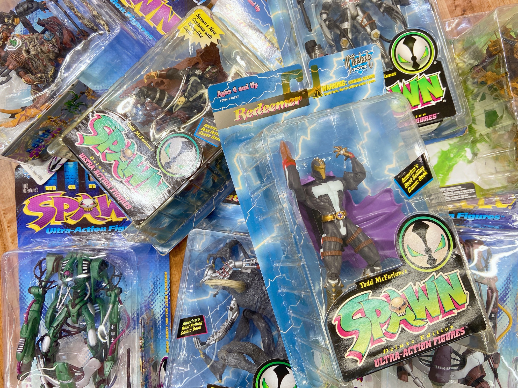 引退品　spawn アメコミ　フィギュア　レトロ　レア　まとめ売り　６８個 アメコミ好きな人集まれー！！】SPAWNのフィギュアが大量に入荷しま