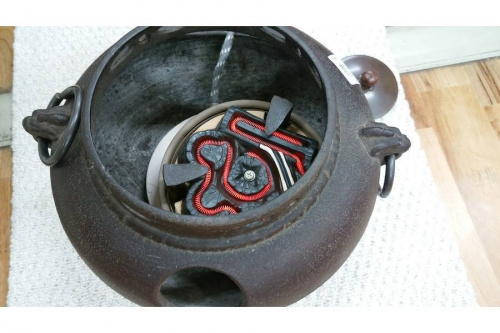 電気釜の茶釜