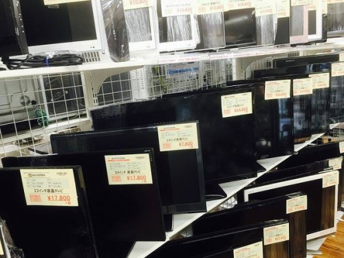 スマートフォンの液晶テレビ