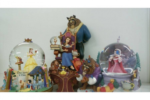 【完全未開封】 Disney Parks 美女と野獣 スノーグローブ Disney - 希少 廃盤品☆ディズニー 美女と野獣 ライトアップ スノー
