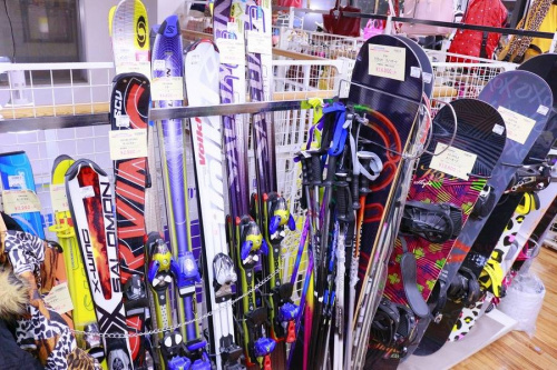 スキーのアウトドア