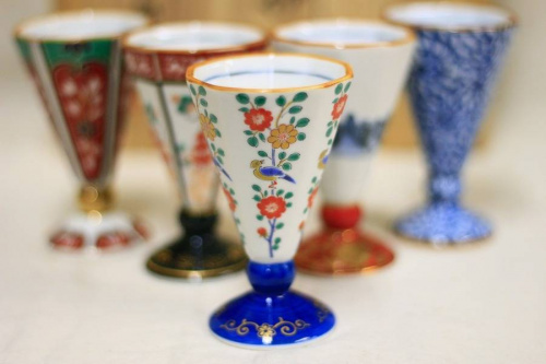 古伊万里の酒杯揃
