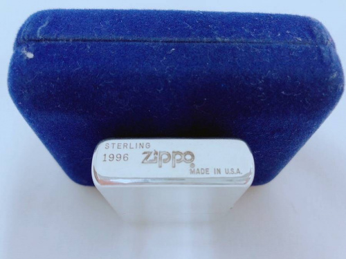 中古ZIPPOのスターリングシルバー