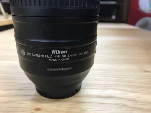 レンズの55-300mm