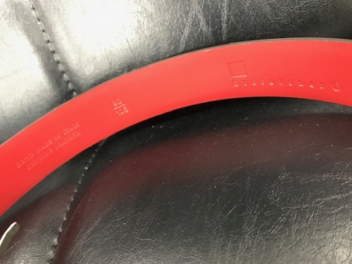 レザーベルトのSTEFANOMANO