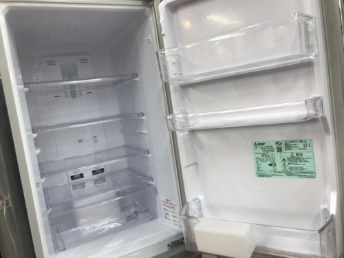 2ドア冷蔵庫のMITSUBISHI