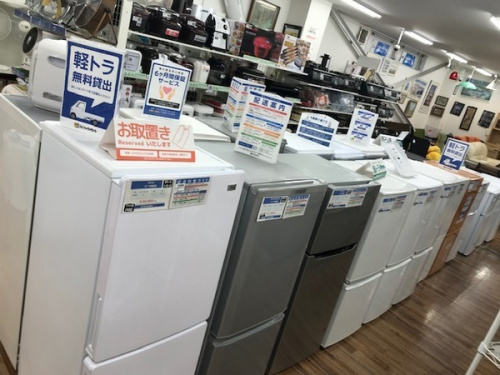 洗濯機の冷蔵庫