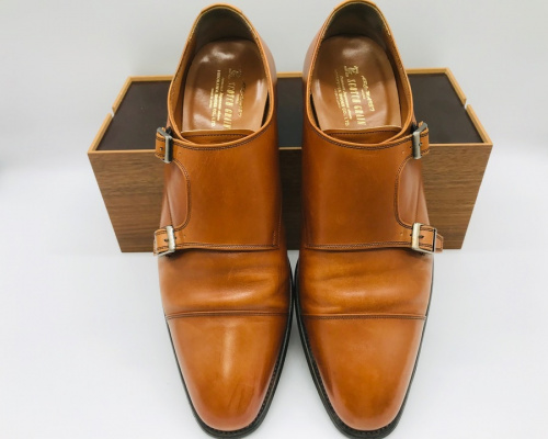 SCOTCH GRAIN　中古のダブルモンクストラップシューズ