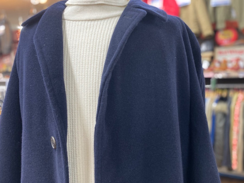 ウールコート　中古のロングコート　買取