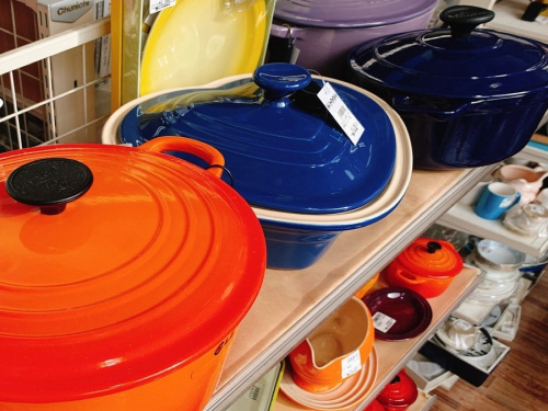 Le Creuset　LE CREUSET　ル・クルーゼのココット・ロンド　ホーロー鍋　中古　買取