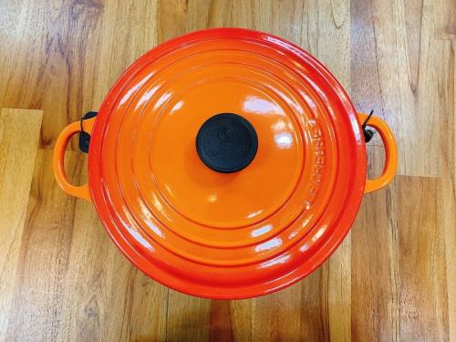 ココット・ロンド　ホーロー鍋　中古　買取の♯2501　オレンジ