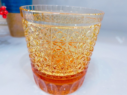 YAMADA GLASS WORKSの縁繋ぎ アンバー
