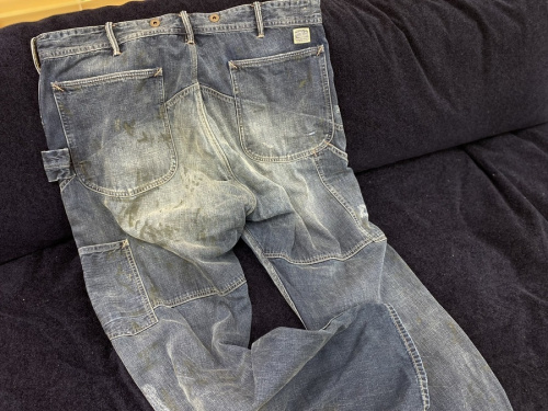 RRL   ダブルアールエル　ダメージデニムのメンズ　デニム　中古